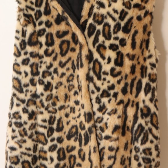 Via Spiga reversible Leopard and Black Vest size S - Picture 5 of 16